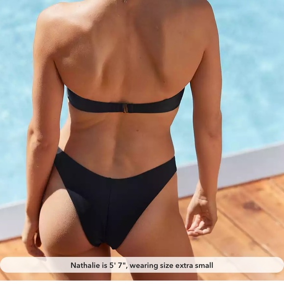 NWT Aerie high rise high cut bikini bottoms - Picture 3 of 3